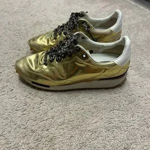 靴 Golden Goose STARLAND 42 Golden Goose Deluxe Brand Starland Leather Nubuck Sneaker